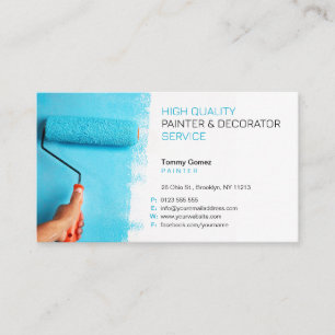 Visita Servicios de pintura Tarjeta profesional