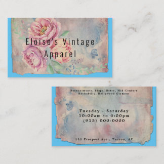 Visita Shabby Chic Antique Paris Style Tarjeta de negocio