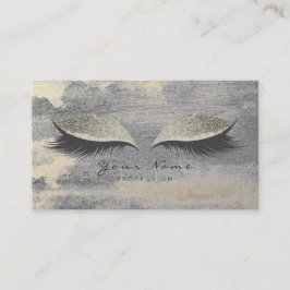 Visita Silver Grungy Lanza Tarjeta de Cemento de Oro