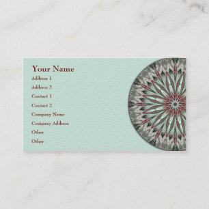 Visita Simple Beauty Mandala - Tarjeta de presentación