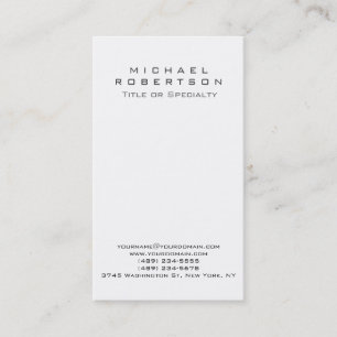Visita Simple y elegante tarjeta de presentación moderna