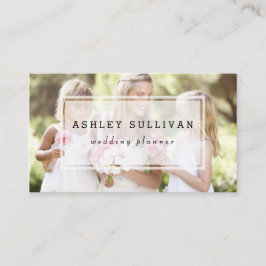 Visita Sobreposición de fotos moderna | Tarjeta de presen