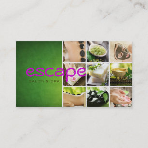 Visita Spa Sauna Banya Beauty Nails Tarjeta de presentaci