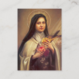Visita St. Teresa y tarjeta santa de St Francis de Sales