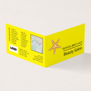 Visita Starfish de playa, Beauticist, Tarjeta de Lealtad,
