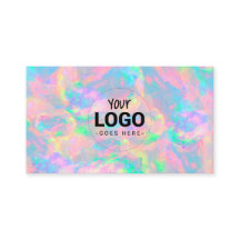 su logo en tarjeta de presentación con textura de