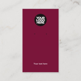 Visita Su logotipo profesional Tarjeta de visualización d