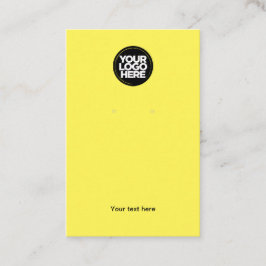 Visita Su tarjeta de presentación de logotipo profesional