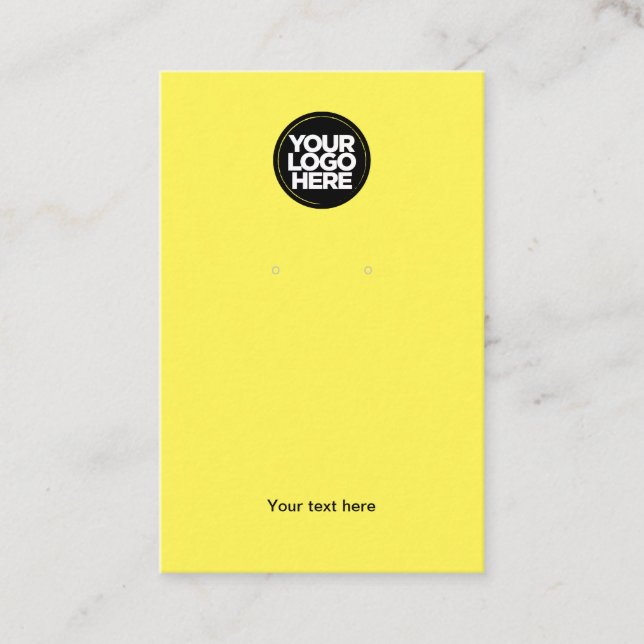 Visita Su tarjeta de presentación de logotipo profesional (Anverso)