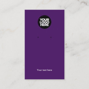 Visita Su tarjeta de presentación Purple Earl para logot