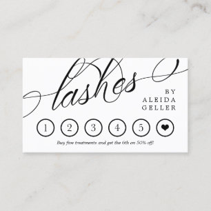 Visita Swirly Calligraphy pierde la tarjeta de fidelidad