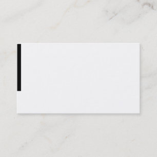 Visita tacto blanco en blanco del negro de la tarjeta de