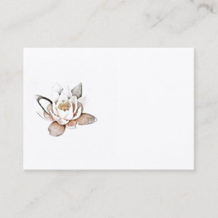 VISITA TARJETA BLANCA DE NEGOCIOS DE LOTUS
