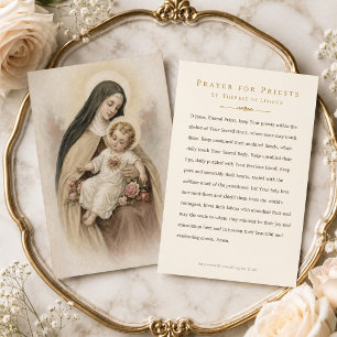 Visita Tarjeta Católica Santa de la Oración de Santa Tere