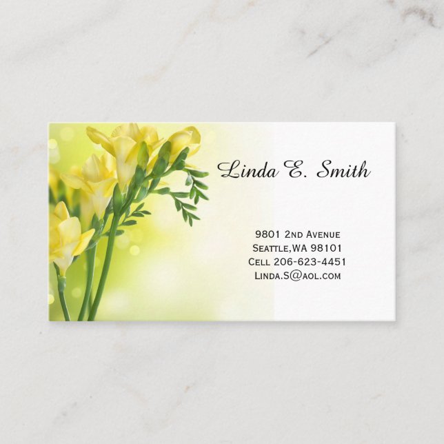 Visita Tarjeta Clásica de Llamada (Anverso)