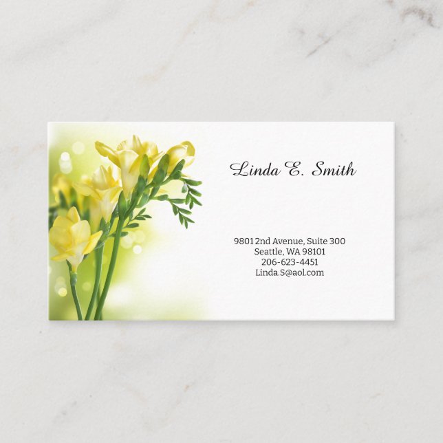 Visita Tarjeta Clásica de Llamada (Anverso)