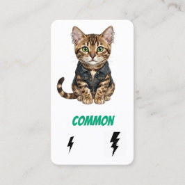 Visita Tarjeta común de coleccionista de gatos punk - Reb