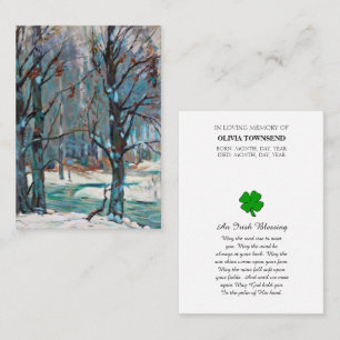 Visita Tarjeta conmemorativa de bendición de oración