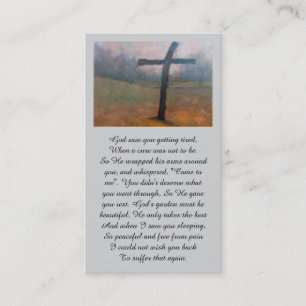 Visita Tarjeta conmemorativa de condolencias sentidas