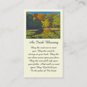 Visita Tarjeta conmemorativa de hermoso color de otoño