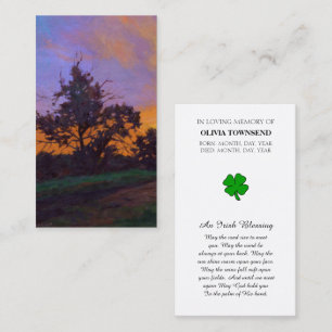 Visita Tarjeta conmemorativa de la celebración de la vida