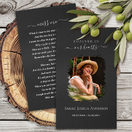 Visita Tarjeta conmemorativa de la oración de la foto de 