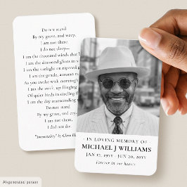 Visita Tarjeta conmemorativa personalizada de tamaño mini