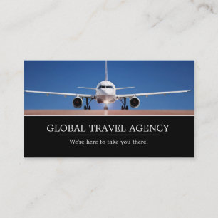 Visita Tarjeta de Agente de Agencia de Viajes Global