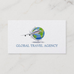 Visita Tarjeta de Agente de Agencia de Viajes Global