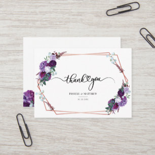 Visita Tarjeta de agradecimiento a Boda de acuarela flora