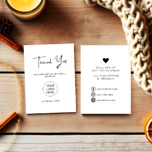 Visita Tarjeta de agradecimiento a pequeñas empresas con 