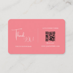 Visita Tarjeta de agradecimiento al Personalizado moderno