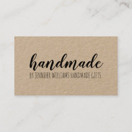 Visita Tarjeta de agradecimiento de artesanía artesanal