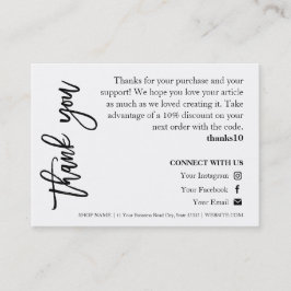 Visita Tarjeta de agradecimiento de cuidado de velas con 