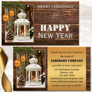 Visita Tarjeta de agradecimiento de Navidad para oficina