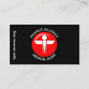 Visita Tarjeta de alerta médica para alergias PEANUT