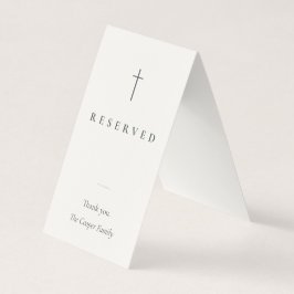 Visita Tarjeta de Asiento Reservado Religioso Grace Stone