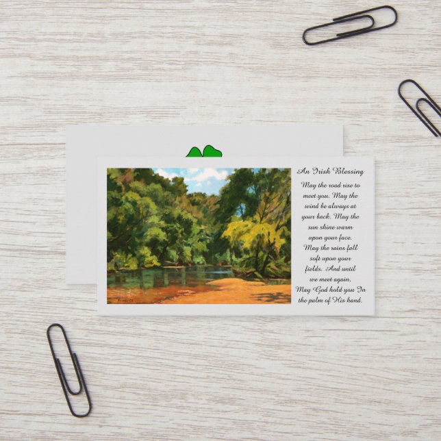 Visita Tarjeta de bendición de oración conmemorativa Ozar (Anverso/Reverso In Situ)