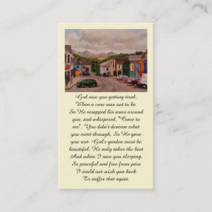 Visita Tarjeta de Bendición Oratoria