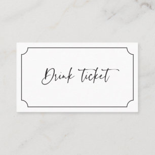 Visita Tarjeta de Boda de token B613 de barra de recepció