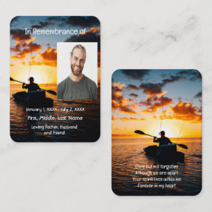 Visita Tarjeta de bolsillo conmemorativa Kayaking Boating