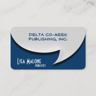 Visita Tarjeta de burbuja del discurso [3d]