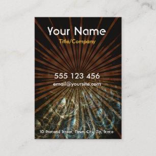 Visita Tarjeta de burbujas del fractal