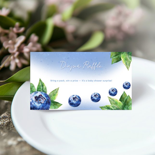 Visita Tarjeta de cierre Blueberry Baby Shower Diaper Raf (Subido por el creador)