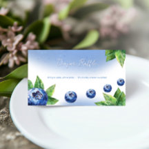 Tarjeta de cierre Blueberry Baby Shower Diaper Raf