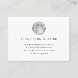 Visita Tarjeta de cierre de información de la luna