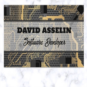 Visita Tarjeta de circuito del desarrollador de software 