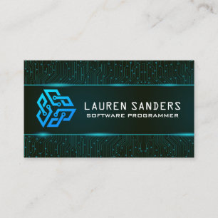 Visita Tarjeta de circuito Logotipo de tecnología