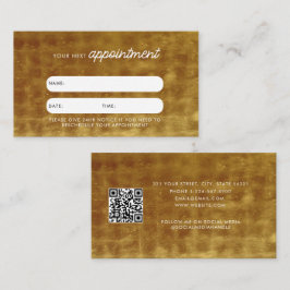 Visita Tarjeta de cita de cliente de negocios Código QR G