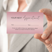 Tarjeta de cita de oro rosa